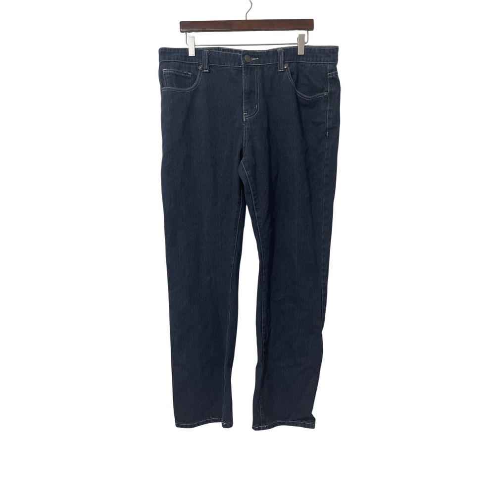Big Joe Mens Dark Wash‎ Straight Leg Denim Jeans Casual Western Rodeo 38x32